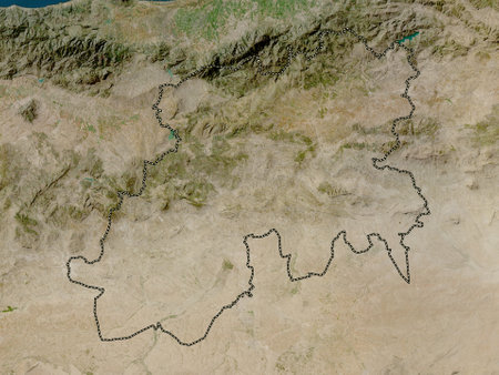 Medea, province of Algeria. Low resolution satellite mapsの写真素材