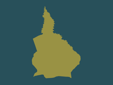 Nana-Grebizi, economic prefecture of Central African Republic. solid color shapeの写真素材