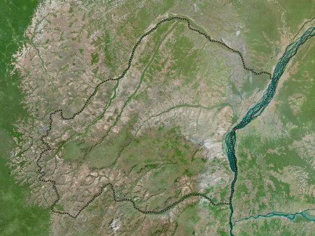 Plateaux, region of the Republic of the Congo. High resolution satellite maps