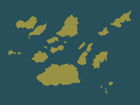 Bolama, region of Guinea-Bissau. solid color shapeの写真素材