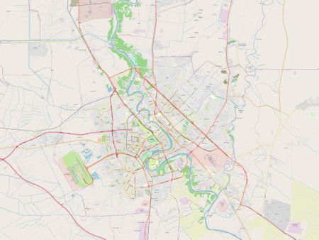 Baghdad, province of Iraq. Open Street Mapの写真素材