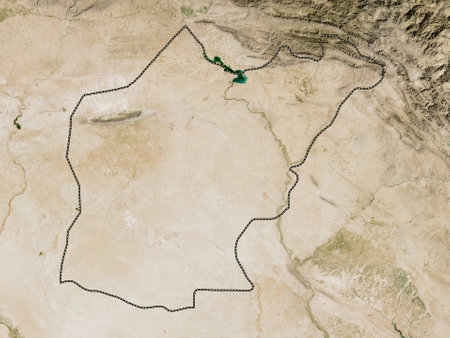 Ninawa, province of Iraq. Low resolution satellite mapsの写真素材