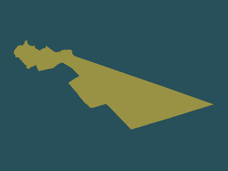 Zarqa, province of Jordan. solid color shapeの写真素材