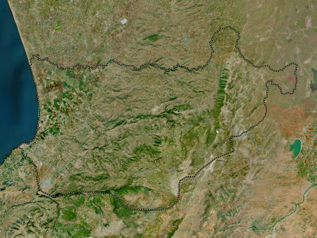 Akkar, governorate of Lebanon. High resolution satellite mapsの写真素材