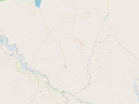 Guidimaka, region of Mauritania. Open Street Mapの写真素材