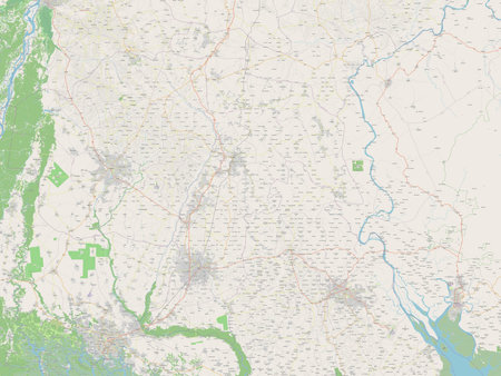 Abia, state of Nigeria. Open Street Map
