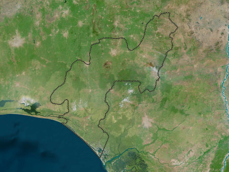 Ondo, state of Nigeria. High resolution satellite mapsの写真素材