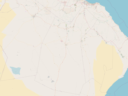 Ad Dakhliyah, region of Oman. Open Street Mapの写真素材