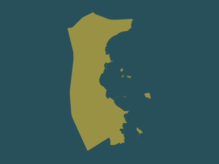 Al Daayen, municipality of Qatar. solid color shapeの写真素材