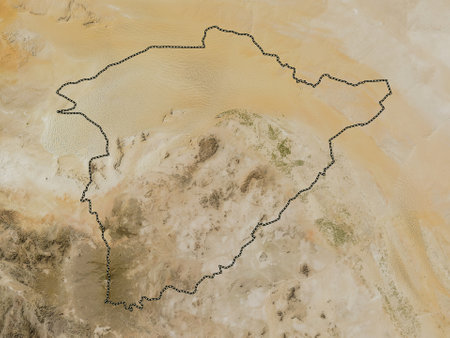 Ha'il, region of Saudi Arabia. Low resolution satellite mapsの写真素材