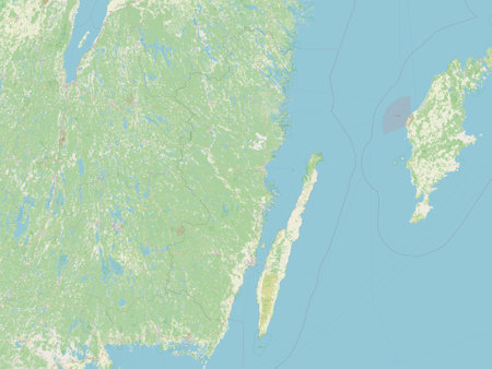 Kalmar, county of Sweden. Open Street Mapの写真素材