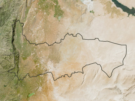 Hamah, province of Syria. Low resolution satellite mapsの写真素材