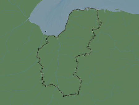 King's Lynn and West Norfolk, non metropolitan district of England - Great Britain. Colored...