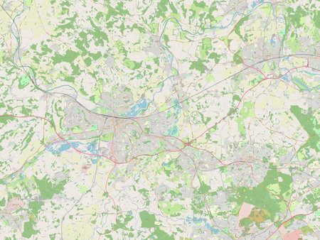 Wokingham, unitary authority of England - Great Britain. Open Street Map