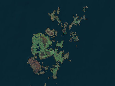 Orkney Islands, region of Scotland - Great Britain. High resolution satellite maps