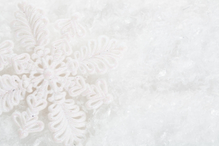 Abstract Christmas snow background. Shallow depth of fieldsの写真素材