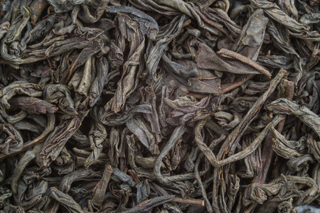 texture of the sheet of black teaの写真素材