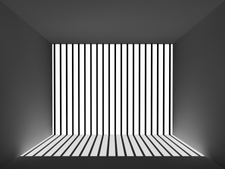 llight and shadow  in the room , 3d interiorの写真素材