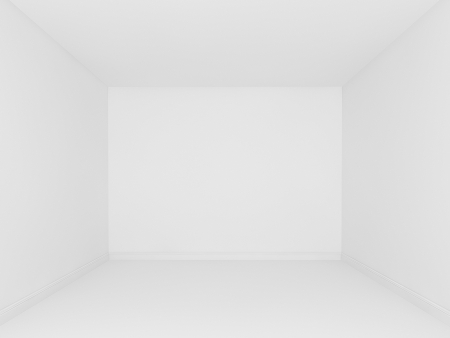 white wall,empty room,3d interior の写真素材