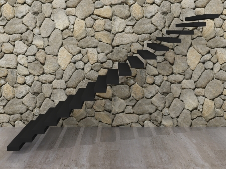stairs in interior,3d の写真素材