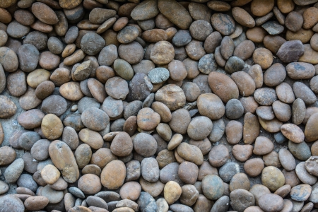 decorative floor pattern of a gravel stone の写真素材