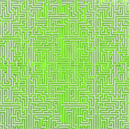 top view of endless maze 3d illustrationの写真素材