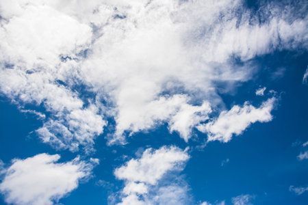 blue sky with cloud