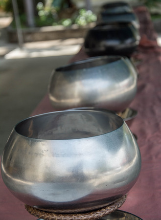 Buddhist Monk's Alms Bowl.の写真素材