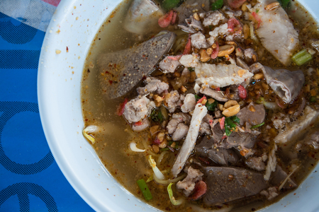 Noodle Tom Yam,Thai foodの写真素材