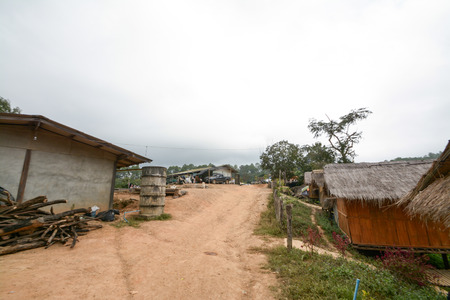 CHIANGMAI, THAILAND - DEC 16,2016 :Homestay camping and tent at Doi Luang Chiang Dao in Chiang Mai Province, Thailandのeditorial素材