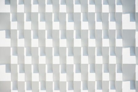 white geometry random level background.