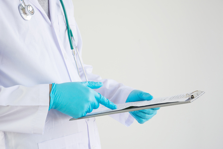 doctor taking notes. medical conceptの写真素材