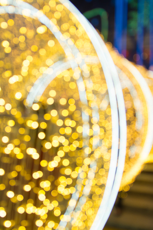 golden  of bokeh background の写真素材