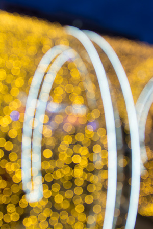 golden  of bokeh background の写真素材