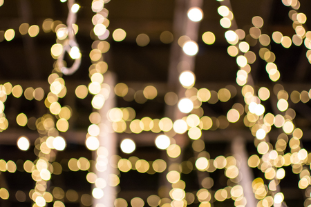 golden of bokeh backgroundの写真素材