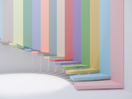 pastel colorの写真素材
