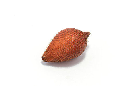 Salak,Salacca zalacca, or snake fruit isolated on white background.