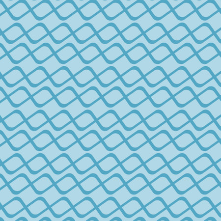 Abstract seamless pattern with wavy linesのイラスト素材