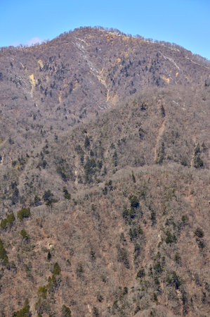 Hido Maru seen from Mt. Nabewari in Tanzawaの写真素材