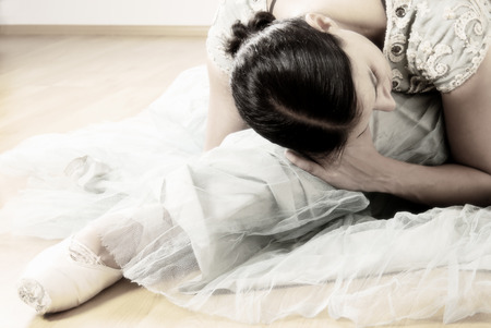 Ballet Dancer Stretchingの写真素材