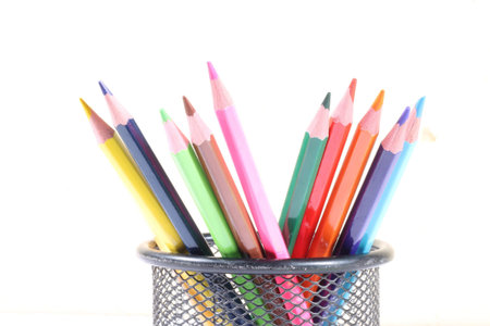 colour pencilの写真素材