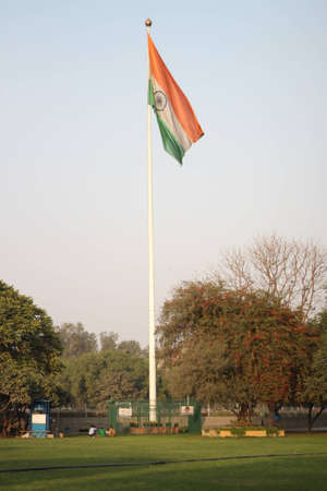 indian flagの写真素材