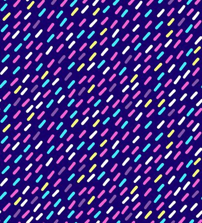 80s disco style ornament in bright colors for fabric, wrapping paper, and your designs.のイラスト素材