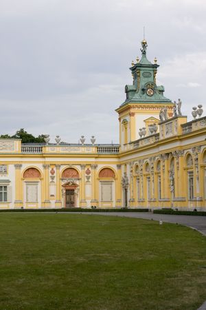 part of a baroque palaceの写真素材