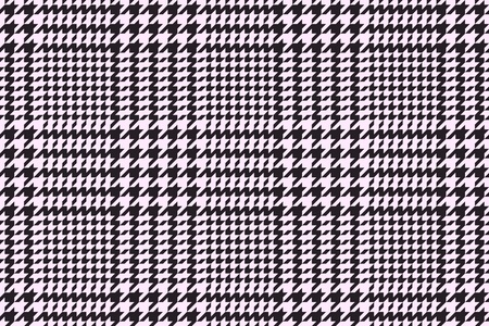 Houndstooth or Pied-de-Poule classic pattern, vector illustrationのイラスト素材