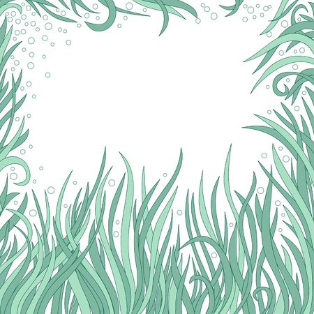 Grass background. Sea colors.のイラスト素材