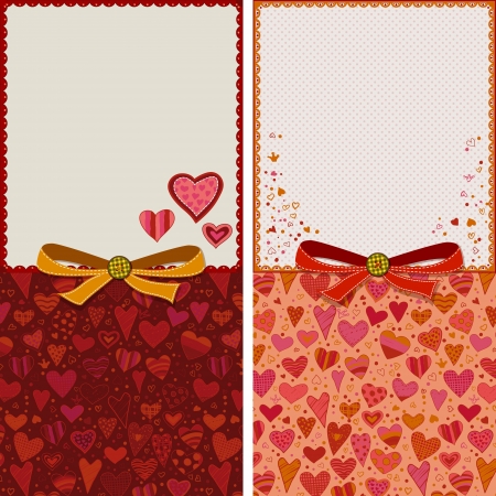 Wedding, valentines, relationship, birthday, anniversary greeting cards templatesのイラスト素材