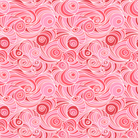 Swirl seamless pattern. Abstract geometric tiled background.のイラスト素材