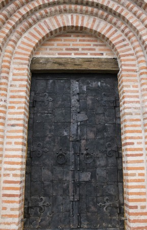 Huge doors to the temple. Ukraine 2015の写真素材