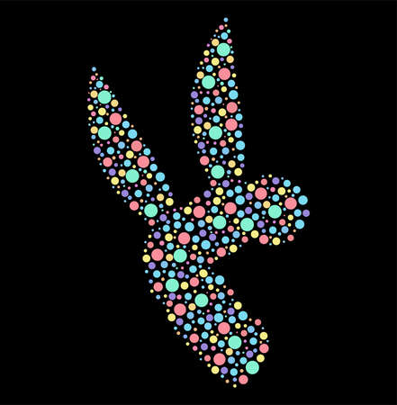 Bug colorful vector Logo Illustration. butterfly Artistic Art Style.のイラスト素材